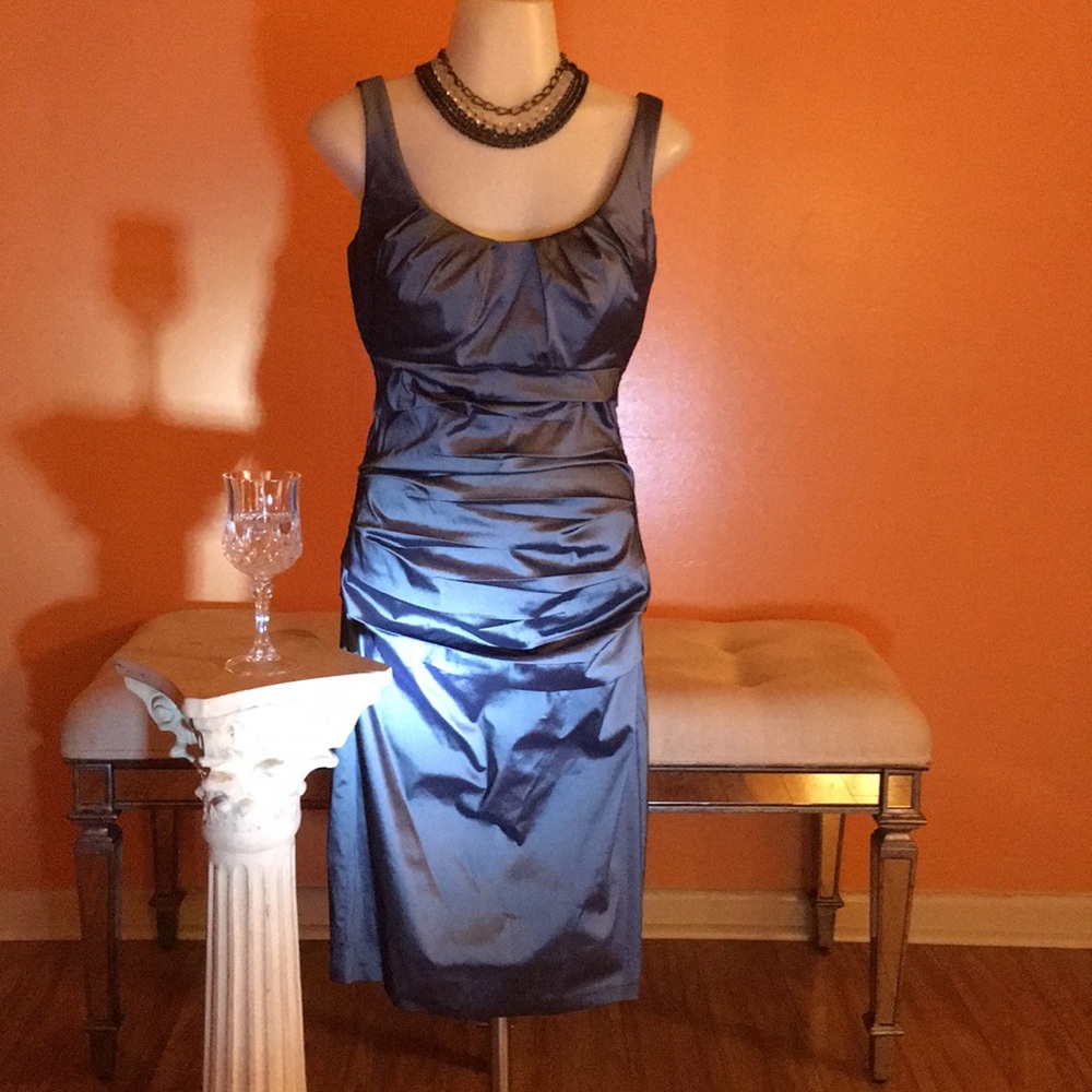 MELROSE-Charcoal Grey Holiday Dress!